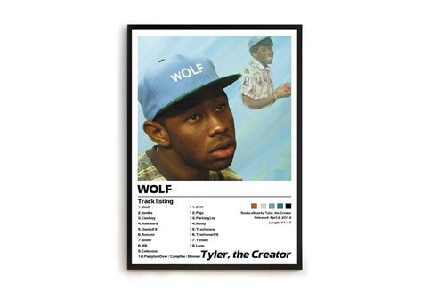 wolf poster tyler|Tyler, the Creator Wolf Poster